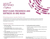 HeiQ Synbio + Softener Laundry Liquid brochure