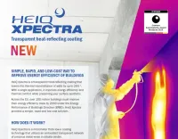 HeiQ Xpectra transparent heat-reflecting wall coating