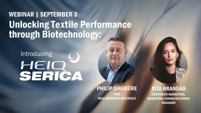 Unlocking Textile Performance through Biotechnology Webinar Visual
