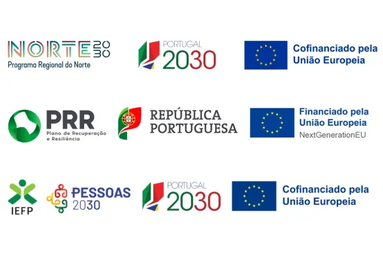HeiQ Portugal grant logos