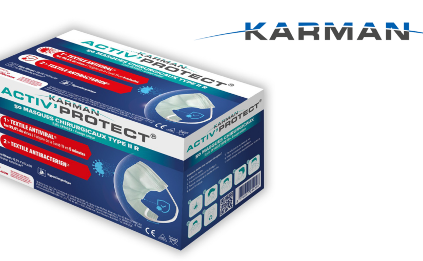 PARTNER NEWS: KARMAN partners with HeiQ to launch a Type IIR disposable mask powered by HeiQ Viroblock